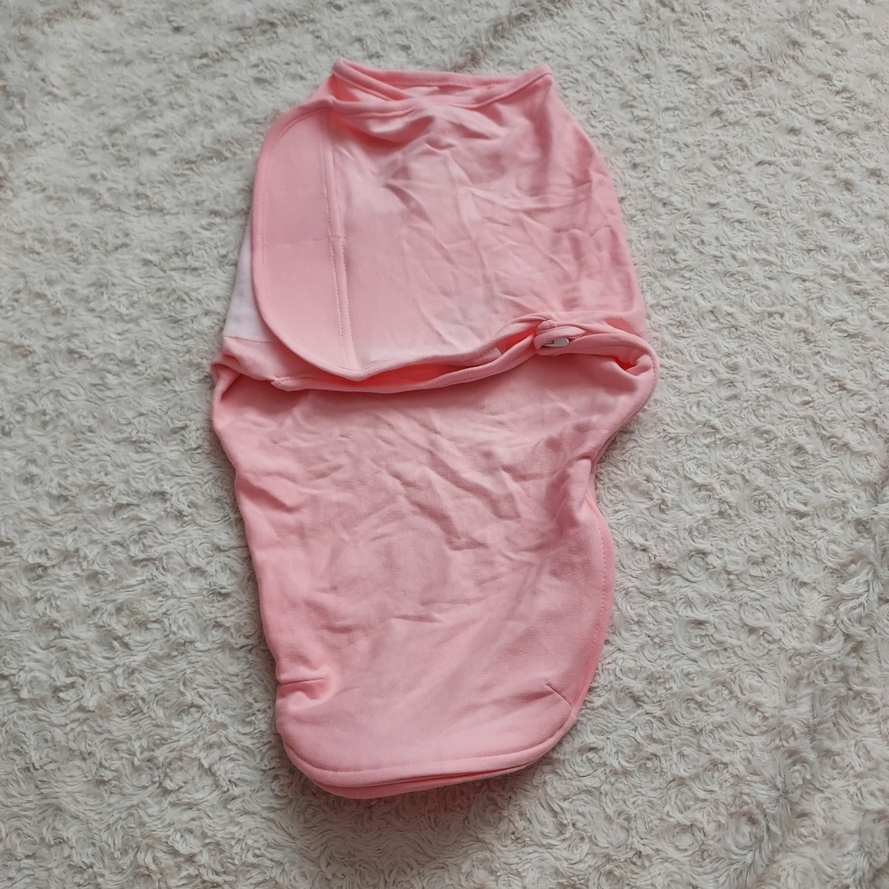 aden + anais Essentials Soft Pink/Peach Swaddle Cozy Comfort Wrap Calming
